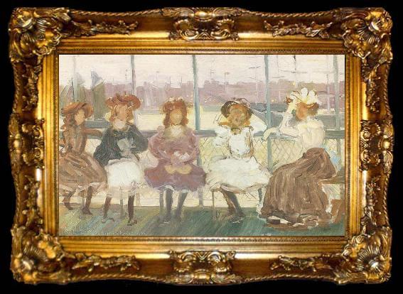 framed  Maurice Prendergast Evening on a Pleasure Boat, ta009-2